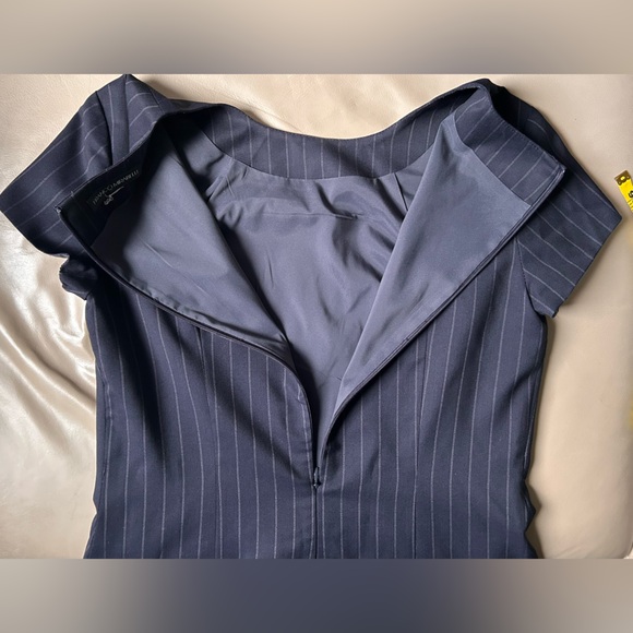 FRANCO MIRABELLI pinstriped sheath dress - Picture 7 of 10